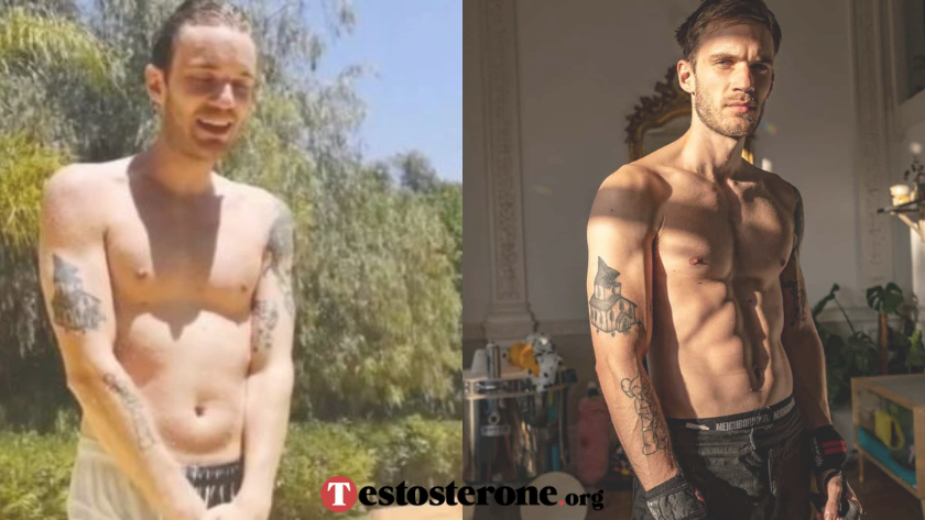 PewDiePie steroids before and after
