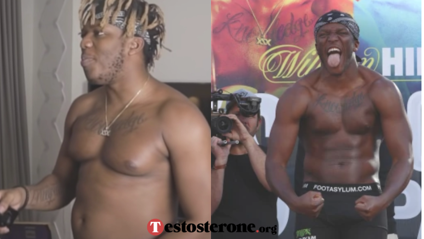 KSI steroids before and after